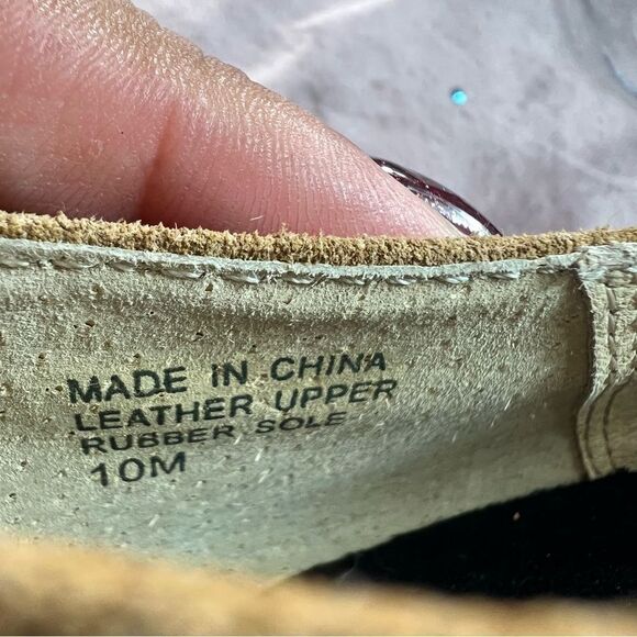 Michael Kors Suede Camel/Brown Buckled Heels - Picture 12 of 12